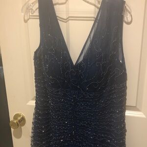 Mother of bride or groom gown with cape